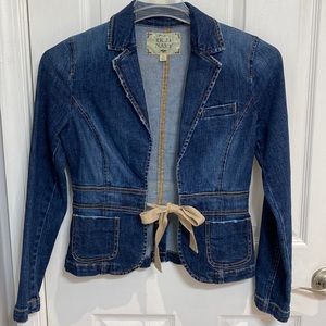 Old Navy Distressed Jean Jacket